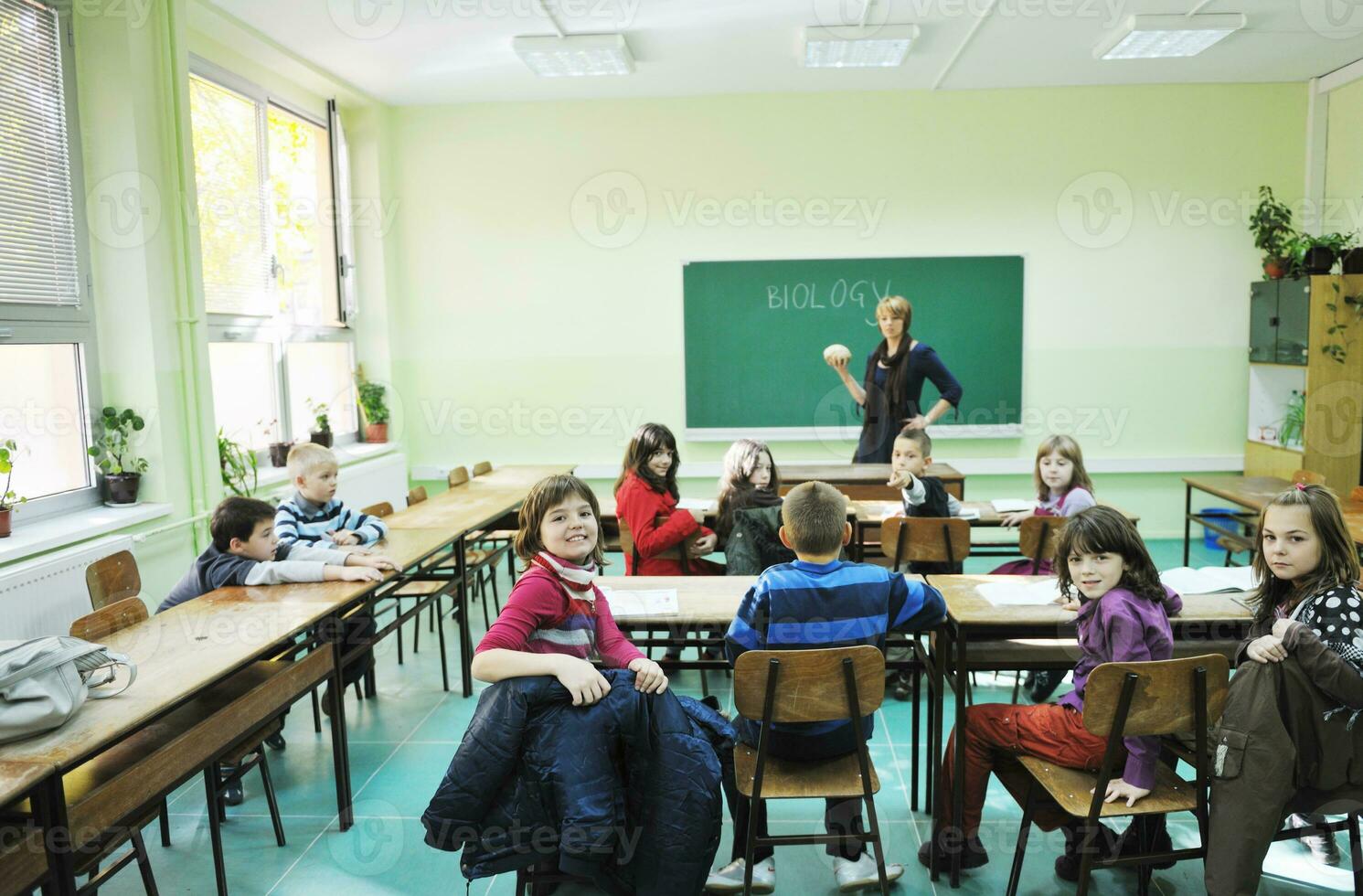 aprender biologia en la escuela foto