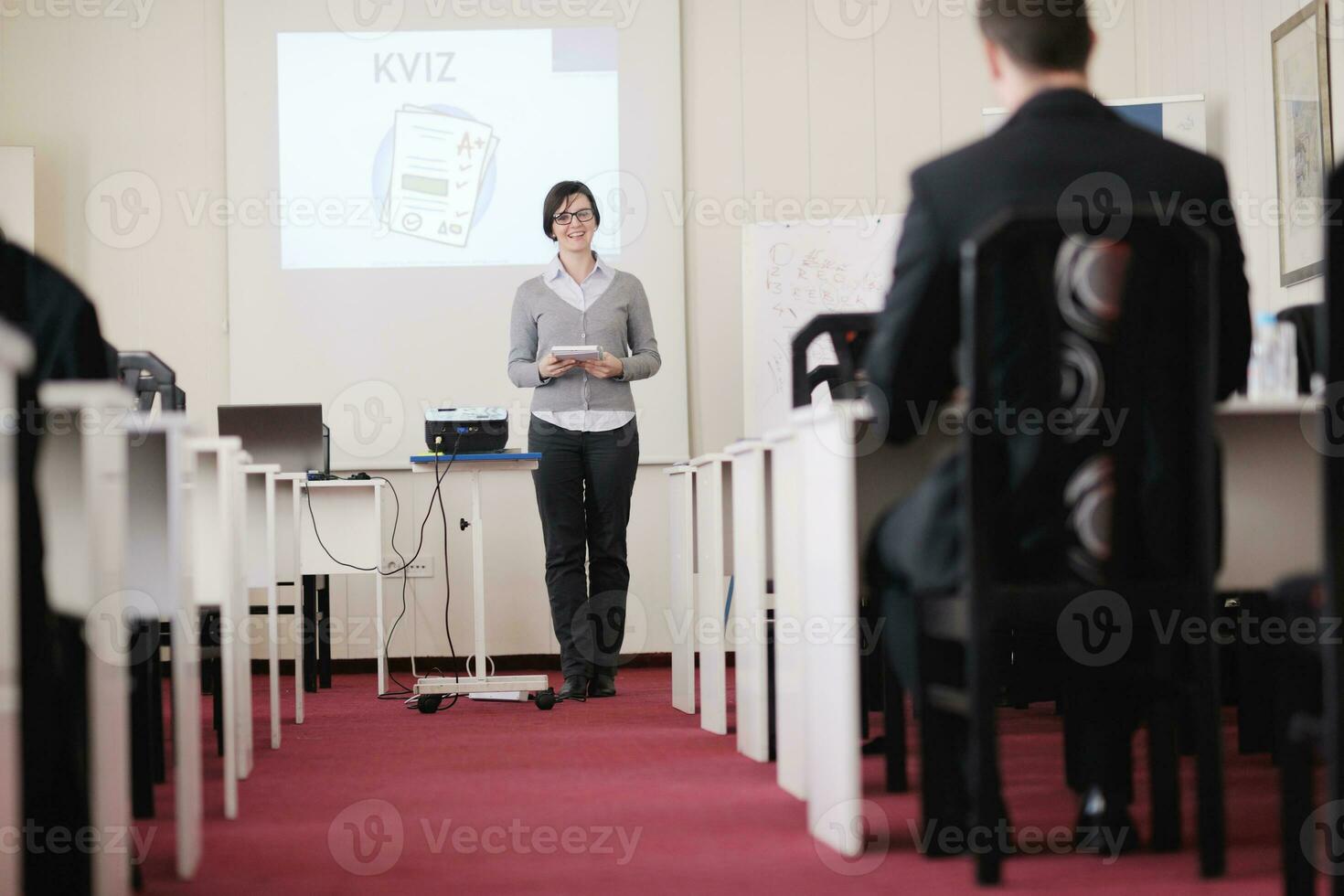 grupo de personas de negocios en seminario foto