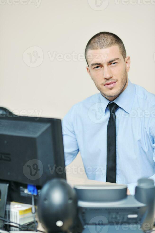 businessman with a headset photo