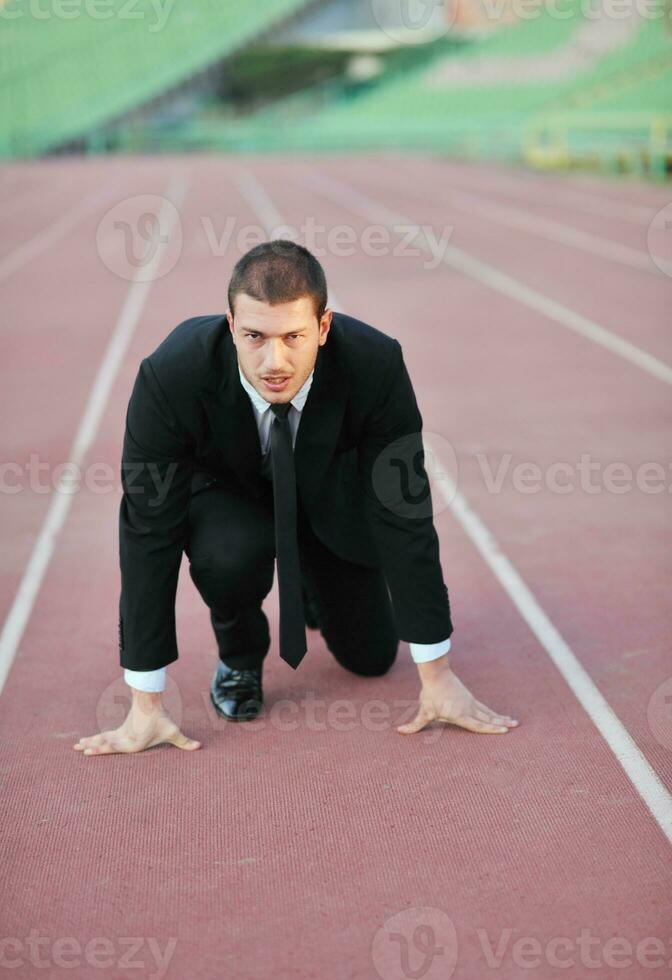 business man in sport photo