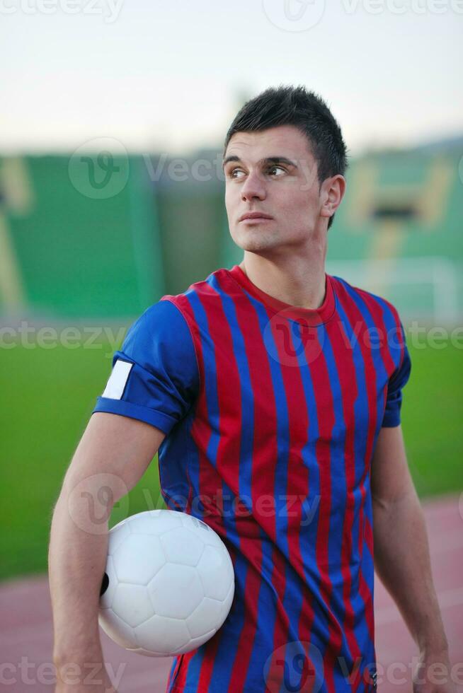 soccer player portrait photo