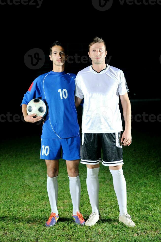 retrato de jugador de fútbol foto