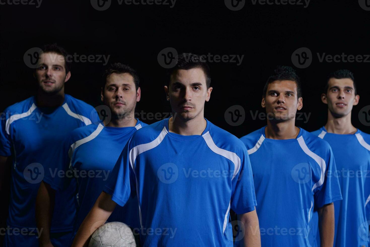 equipo de jugadores de fútbol foto