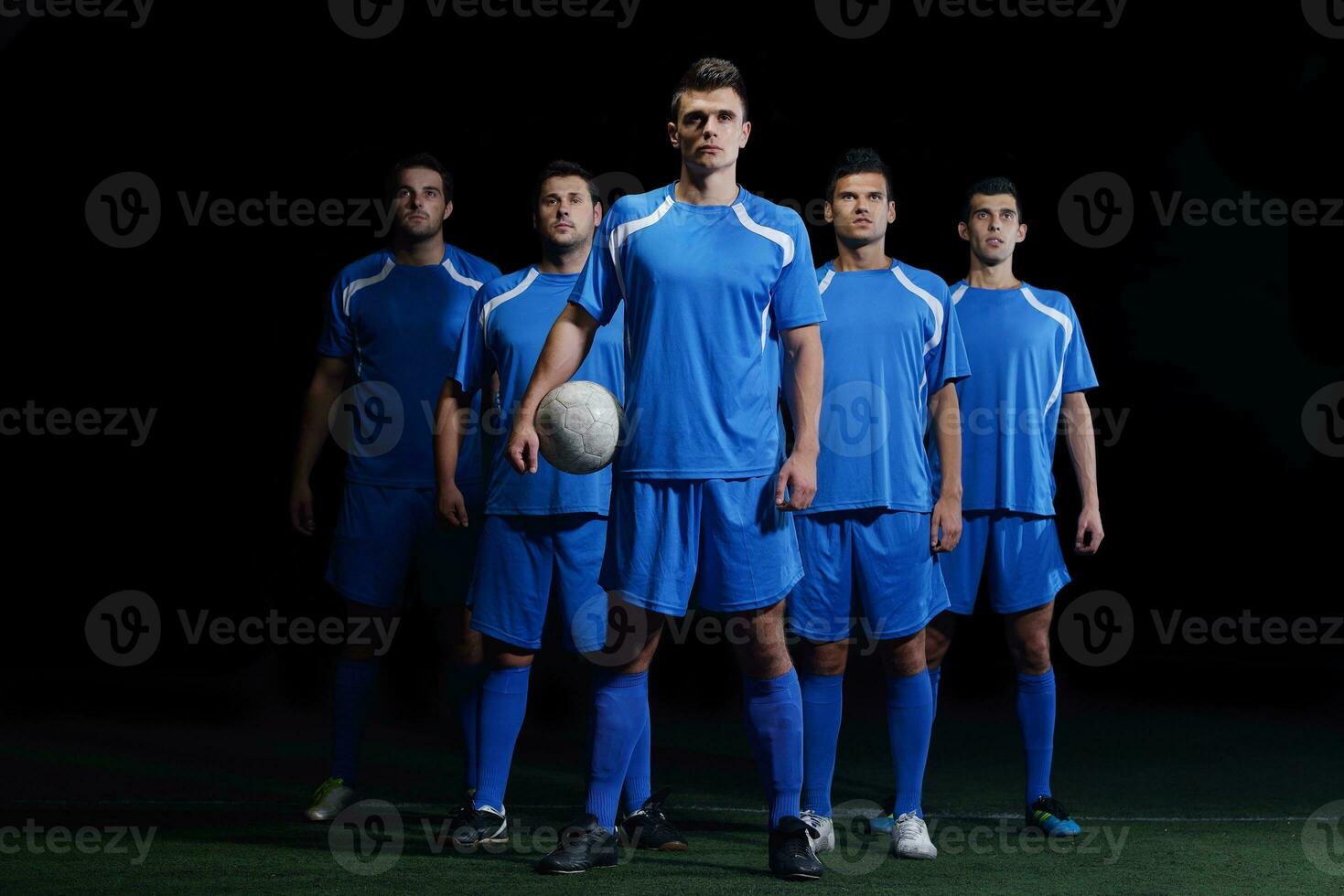 equipo de jugadores de fútbol foto