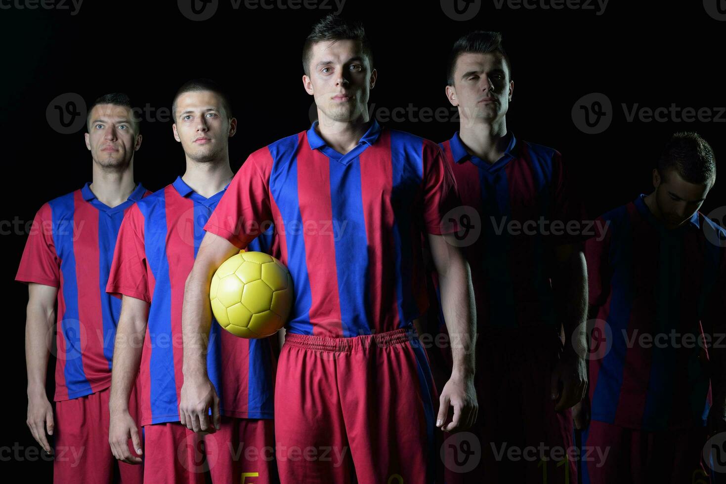 equipo de jugadores de fútbol foto