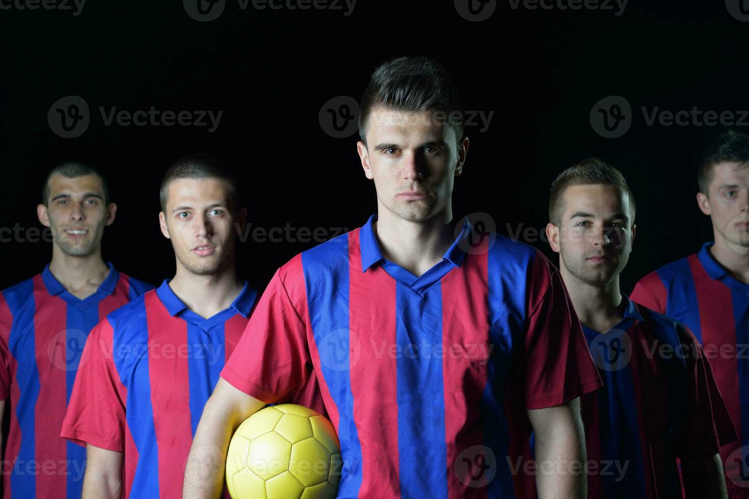 equipo de jugadores de fútbol foto