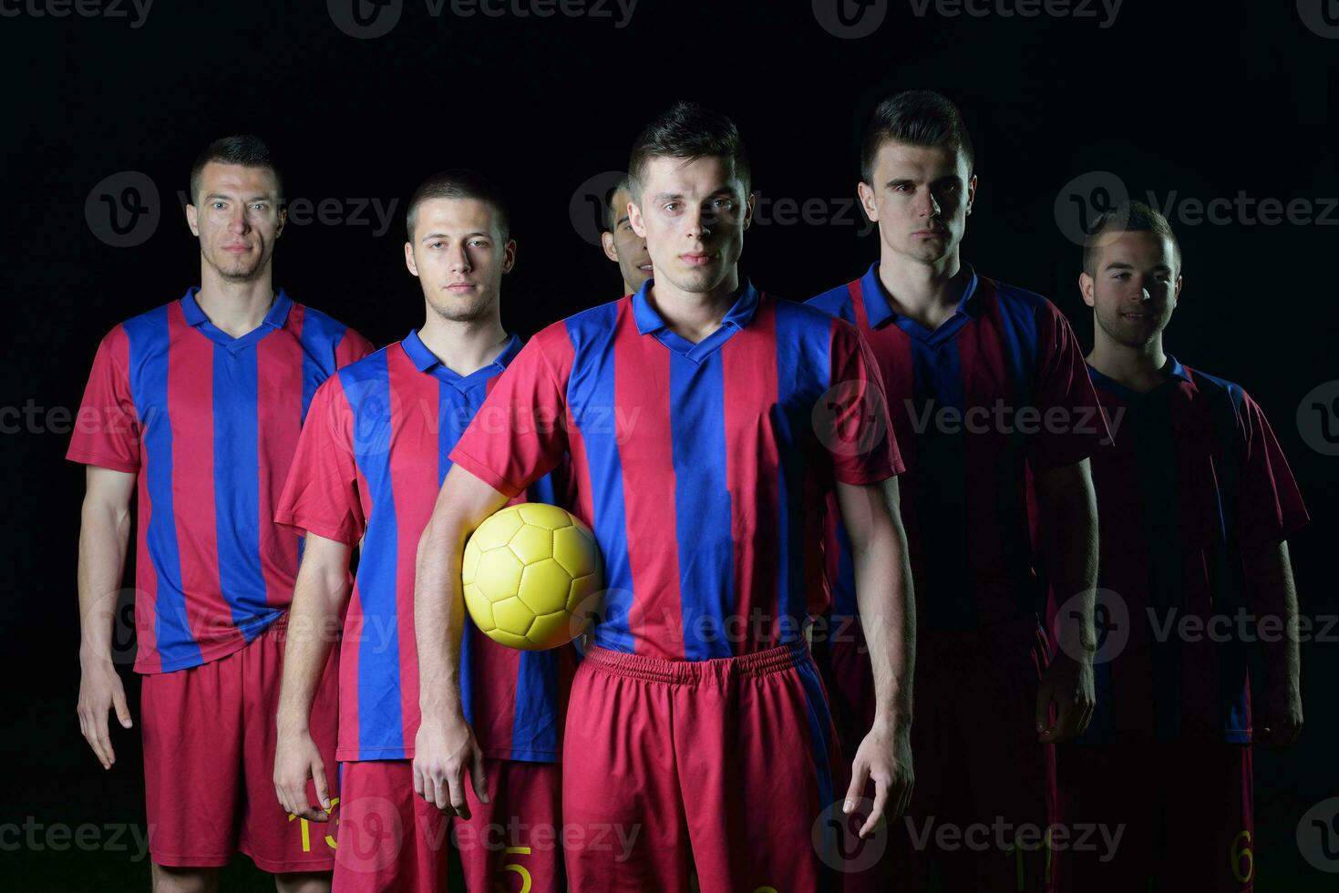 equipo de jugadores de fútbol foto