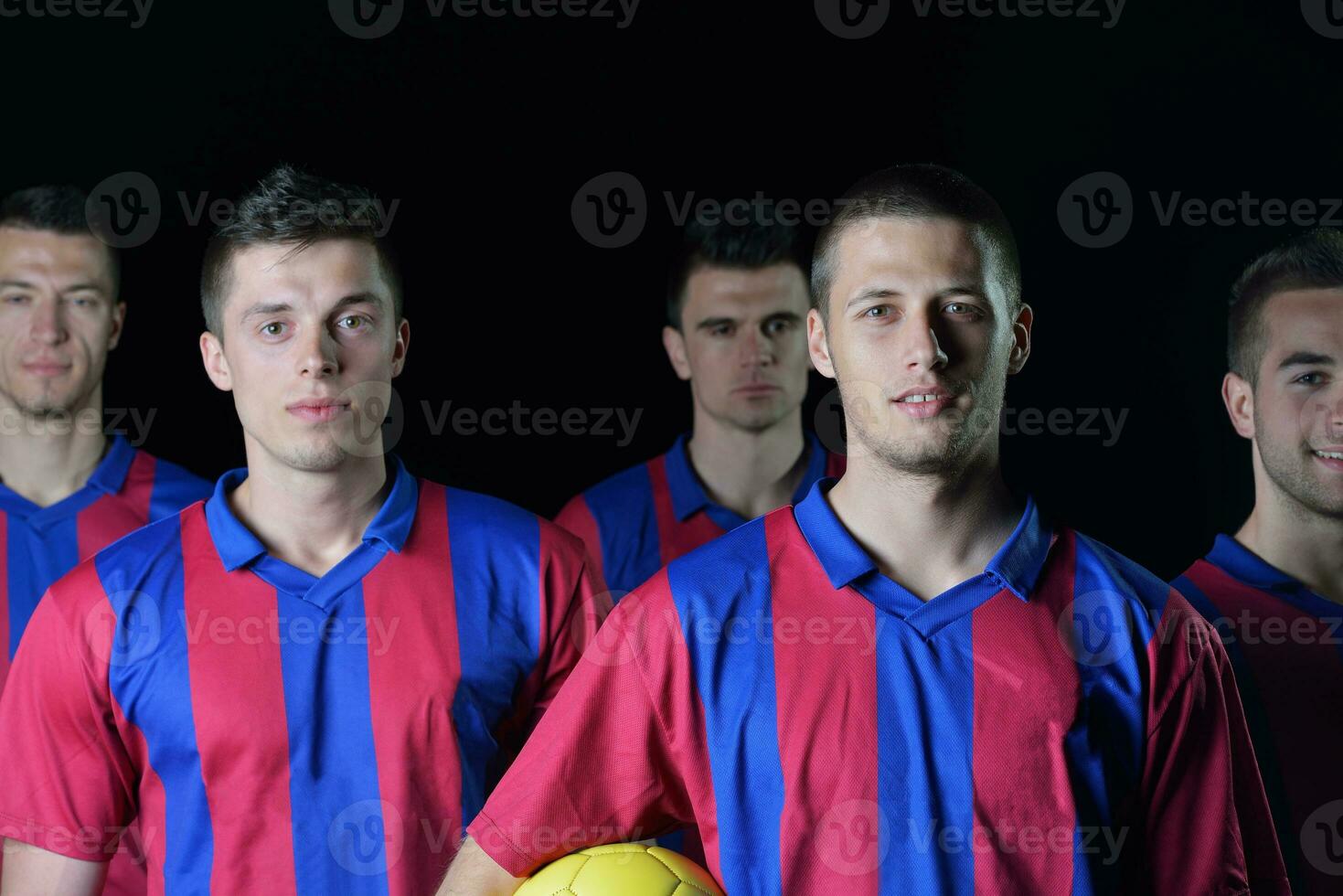 equipo de jugadores de fútbol foto