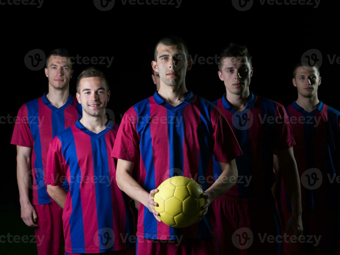 equipo de jugadores de fútbol foto