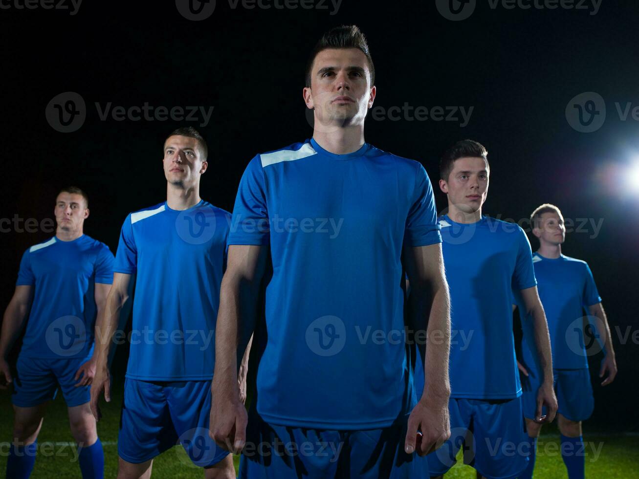 equipo de jugadores de fútbol foto