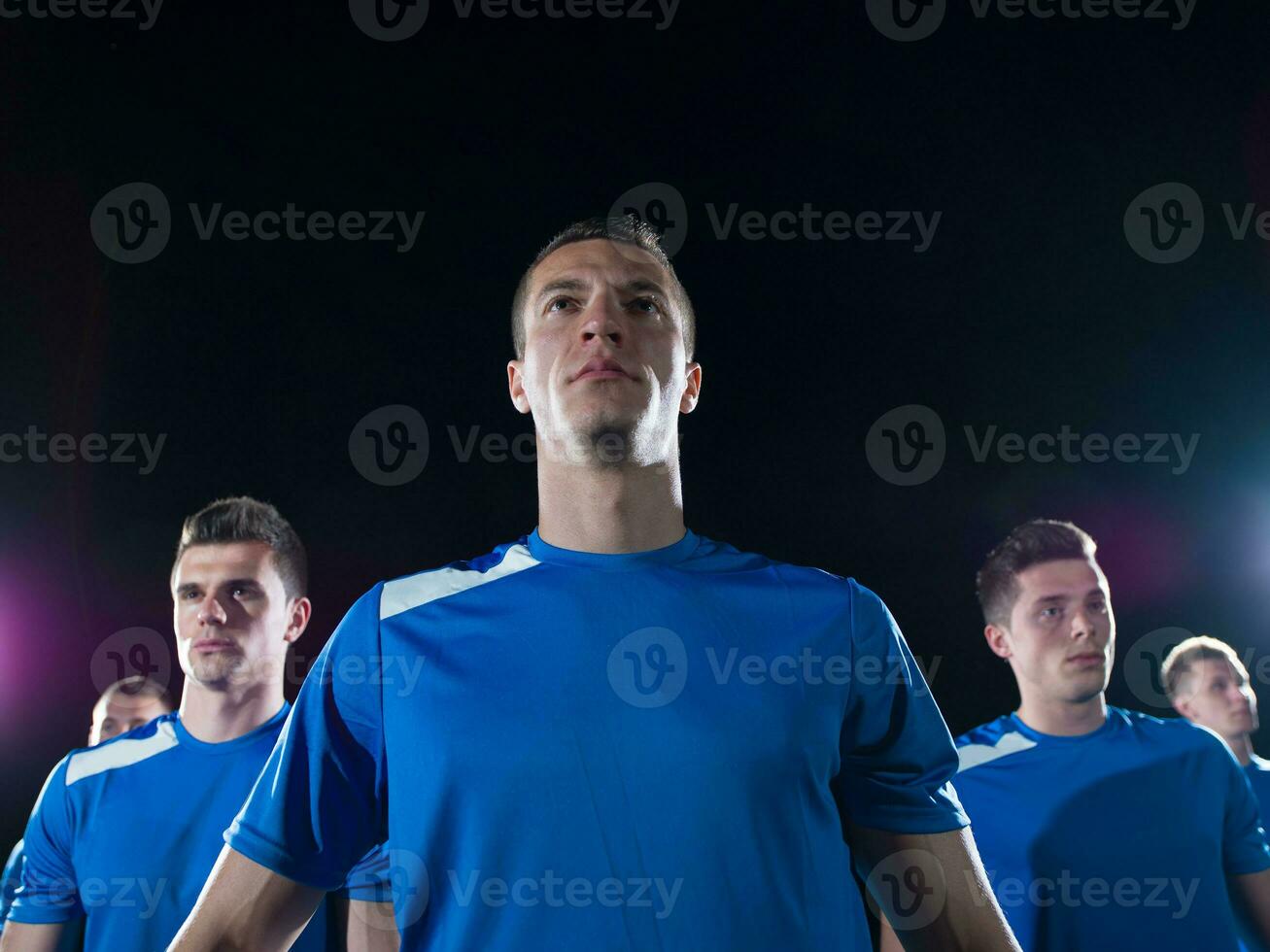 equipo de jugadores de fútbol foto