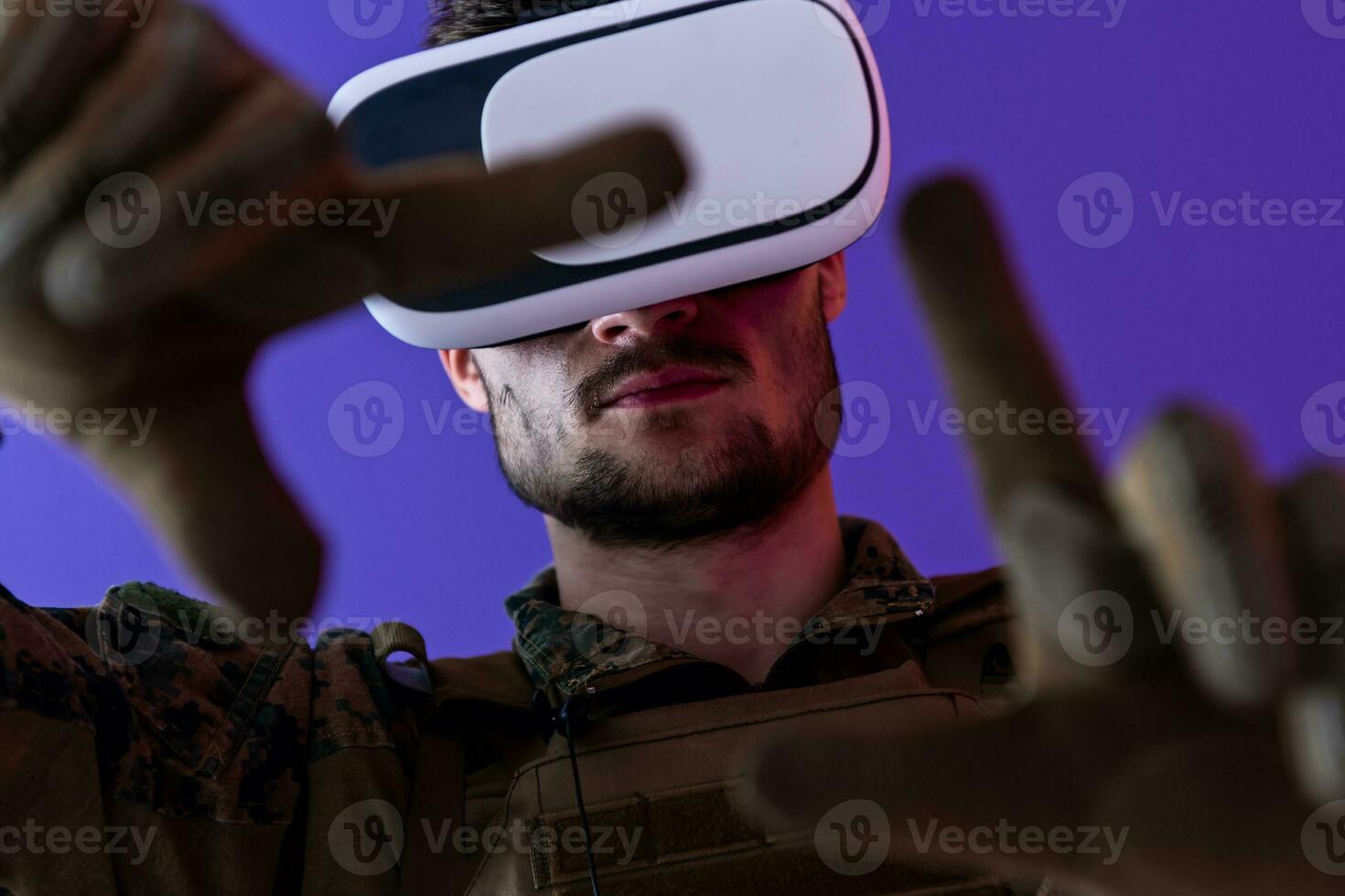 soldier virtual reality photo