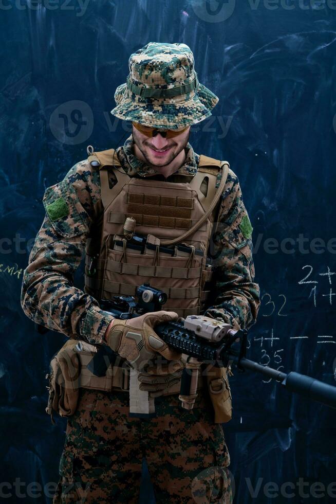 modern warfare soldier photo