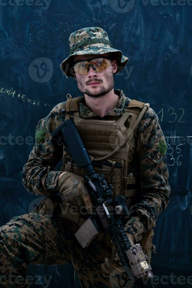 modern warfare soldier photo