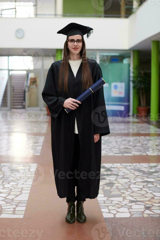 portrait of graduation day photo