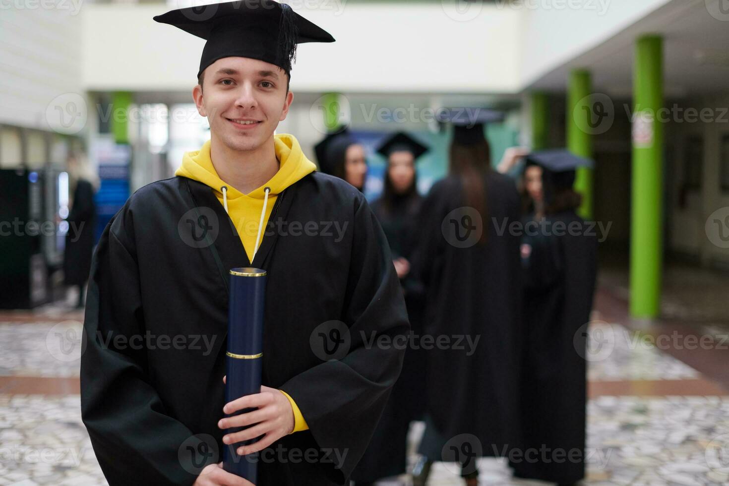 retrato del día de la graduación foto