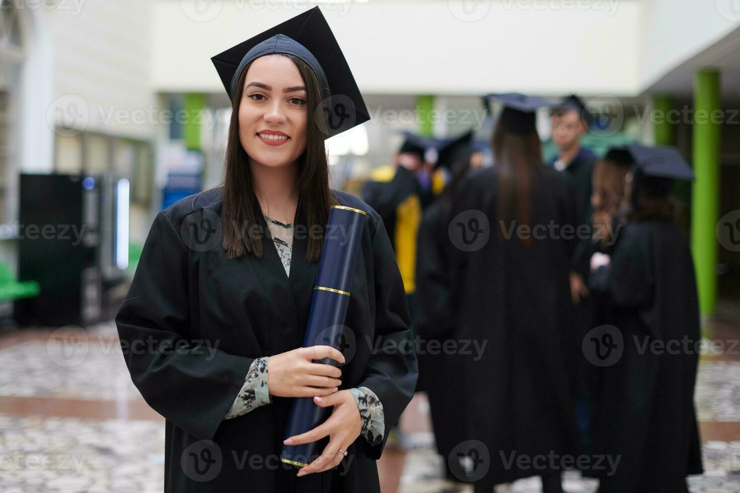 retrato del día de la graduación foto