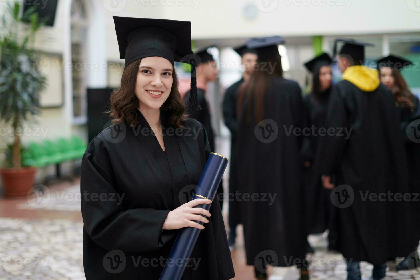 retrato del día de la graduación foto