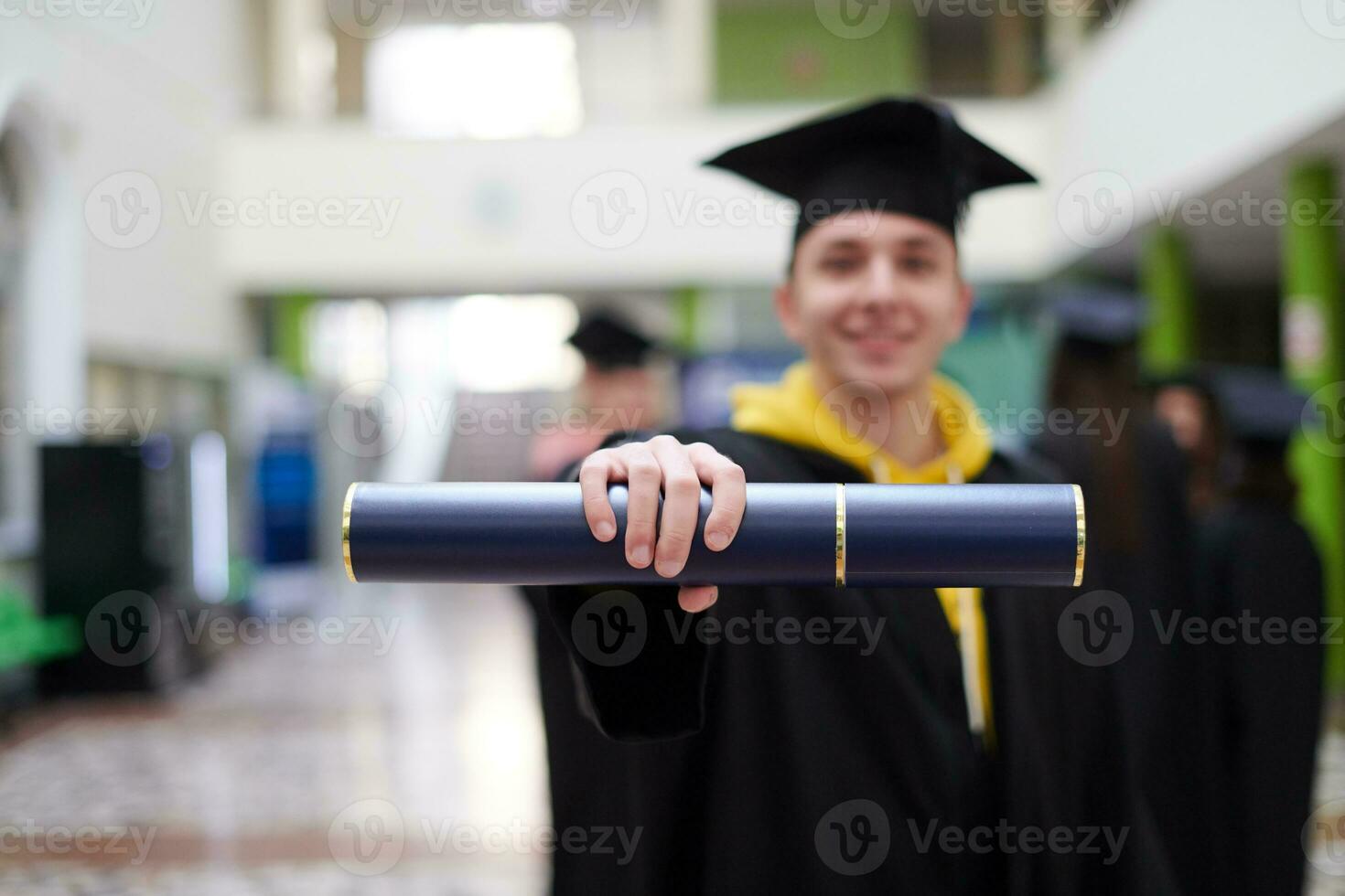 retrato del día de la graduación foto