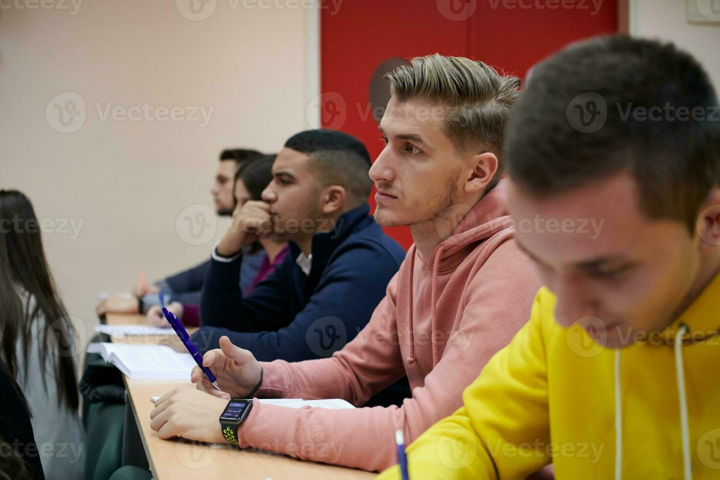 Students Gruop In Amphitheather photo