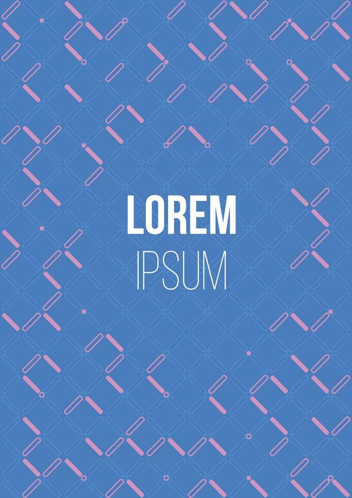 Simple Abstract Pattern Cover vector