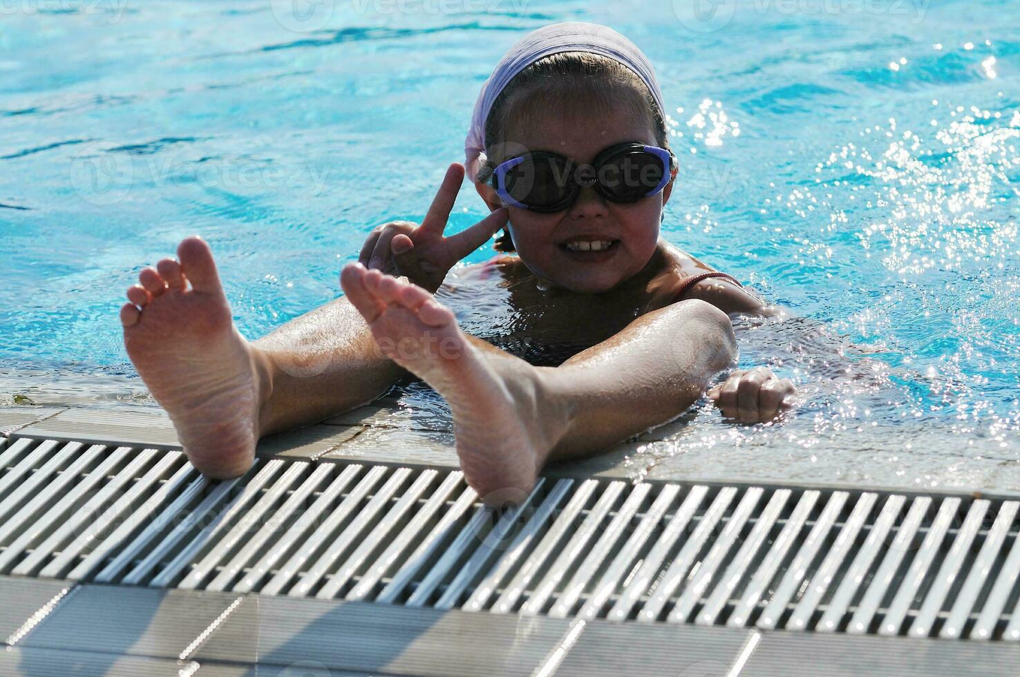 swimming pool fun photo