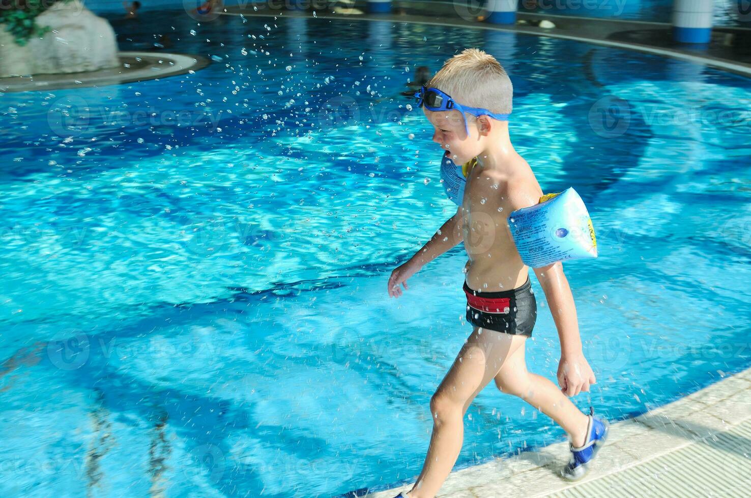 swimming pool fun photo