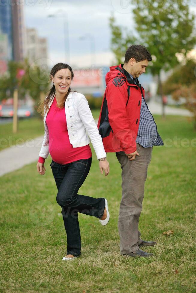 happy couple outdoor photo