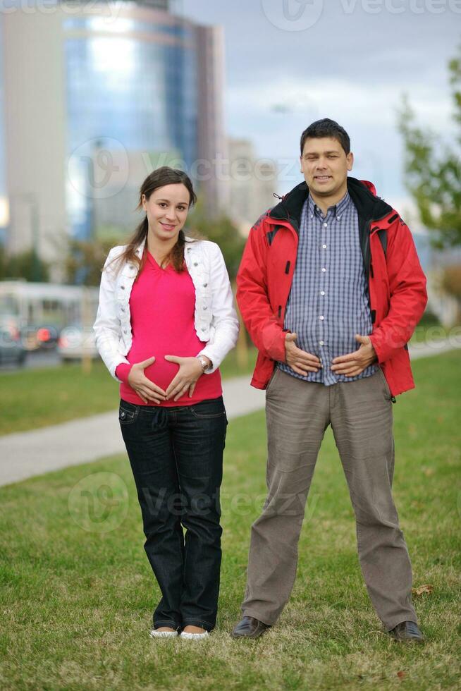 happy couple outdoor photo