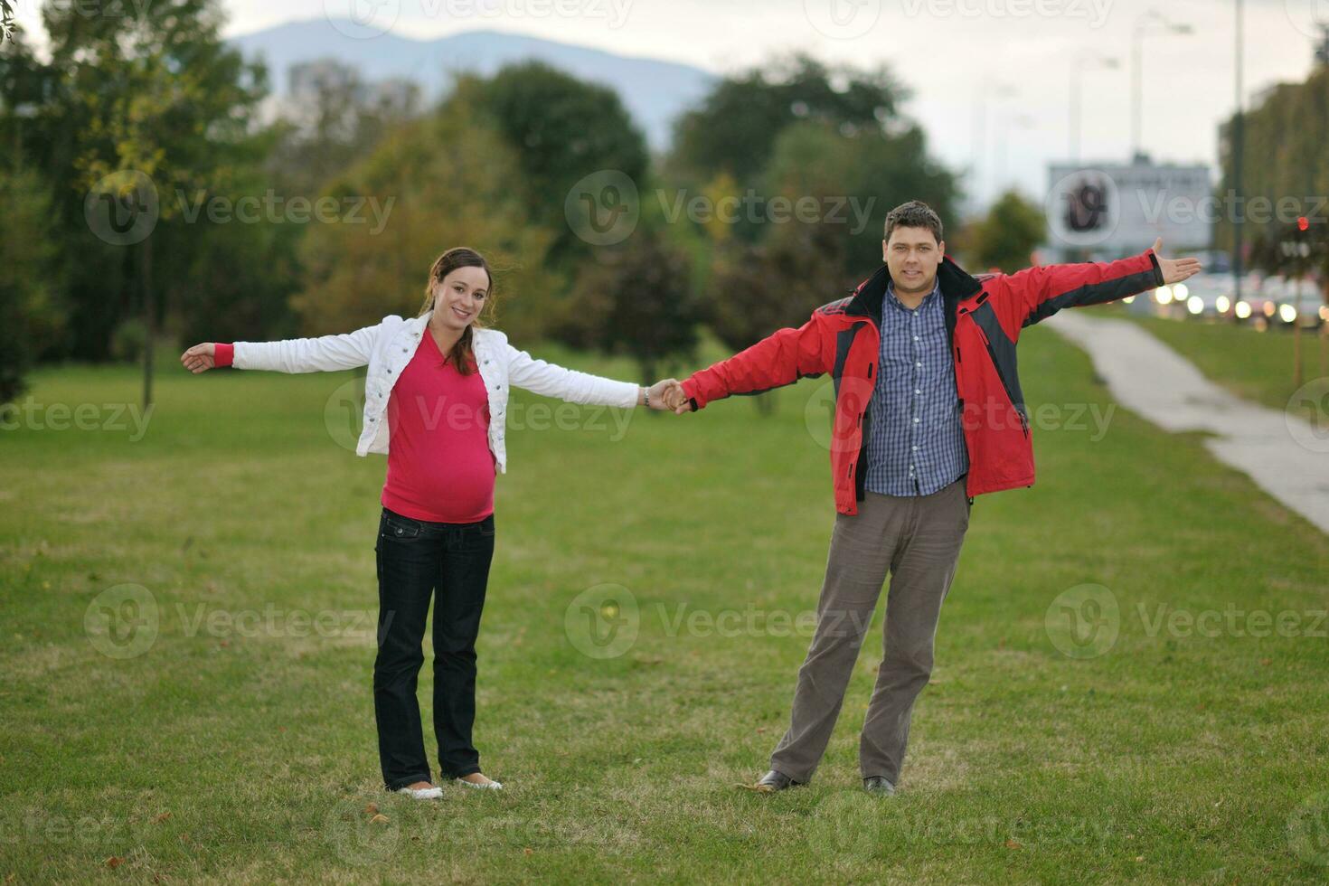 happy couple outdoor photo