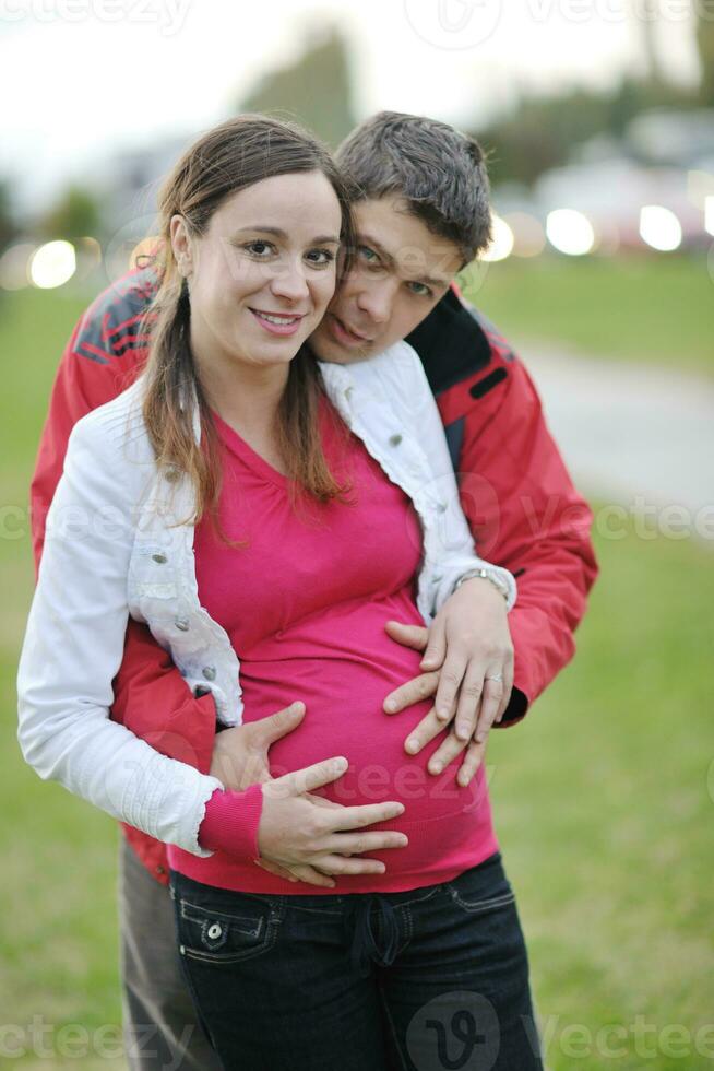 happy couple outdoor photo