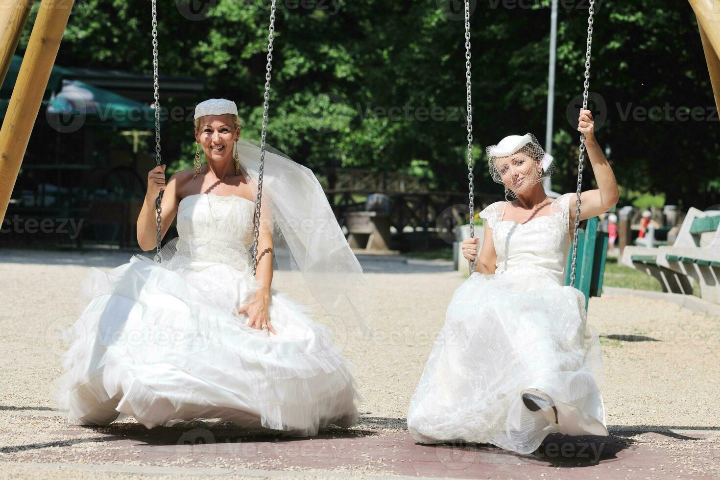 beautiful bride outdoor photo