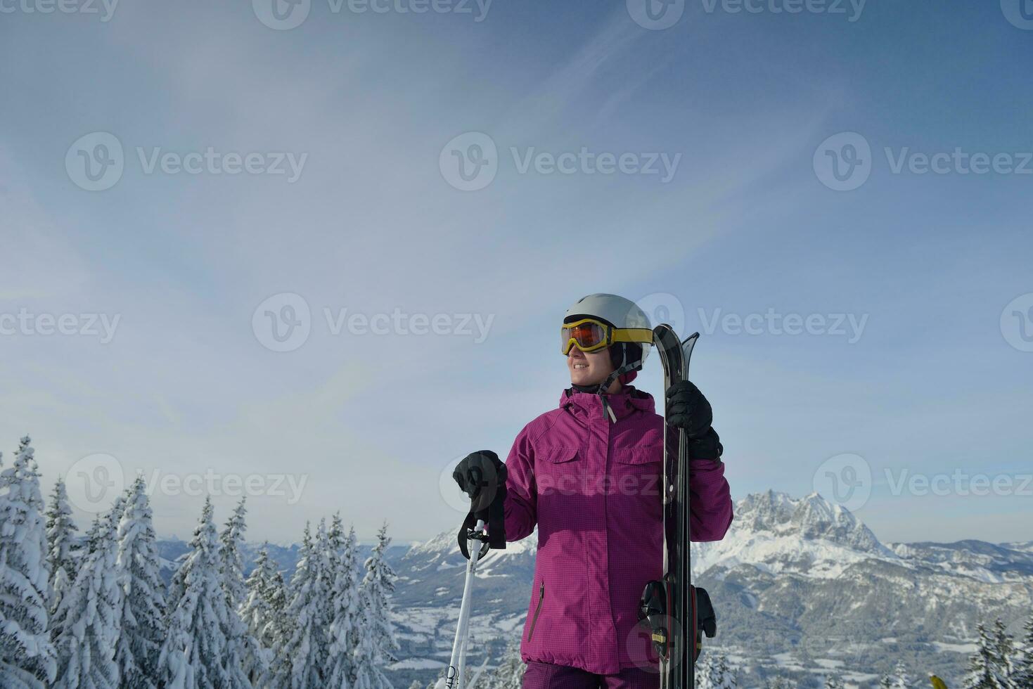 winter  fun and ski photo