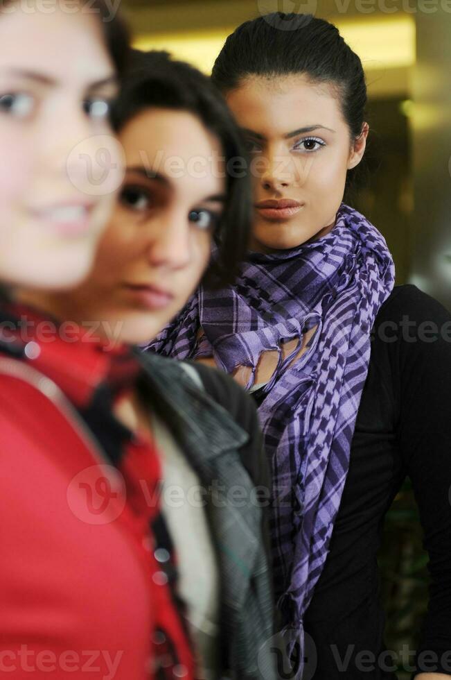young woman indoor photo