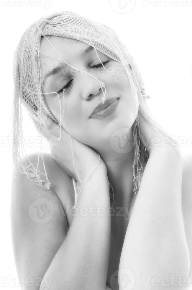 woman beauty isolated photo