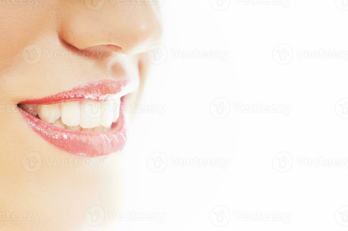 healthy white smile photo