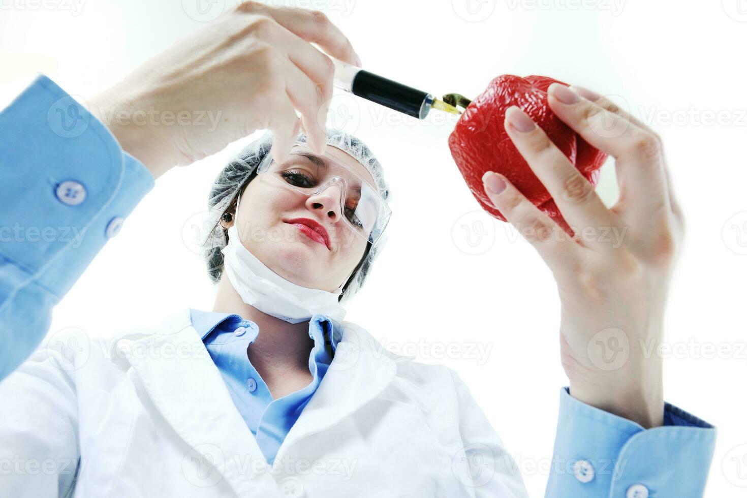 doctor with red papper photo