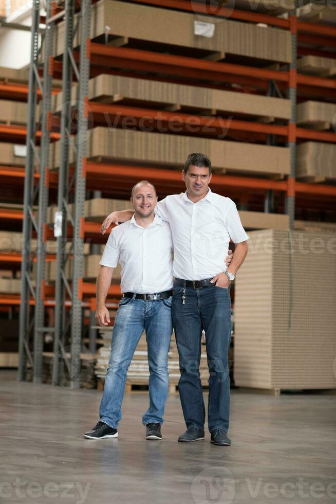 designers in their furniture manufacturing workshop photo