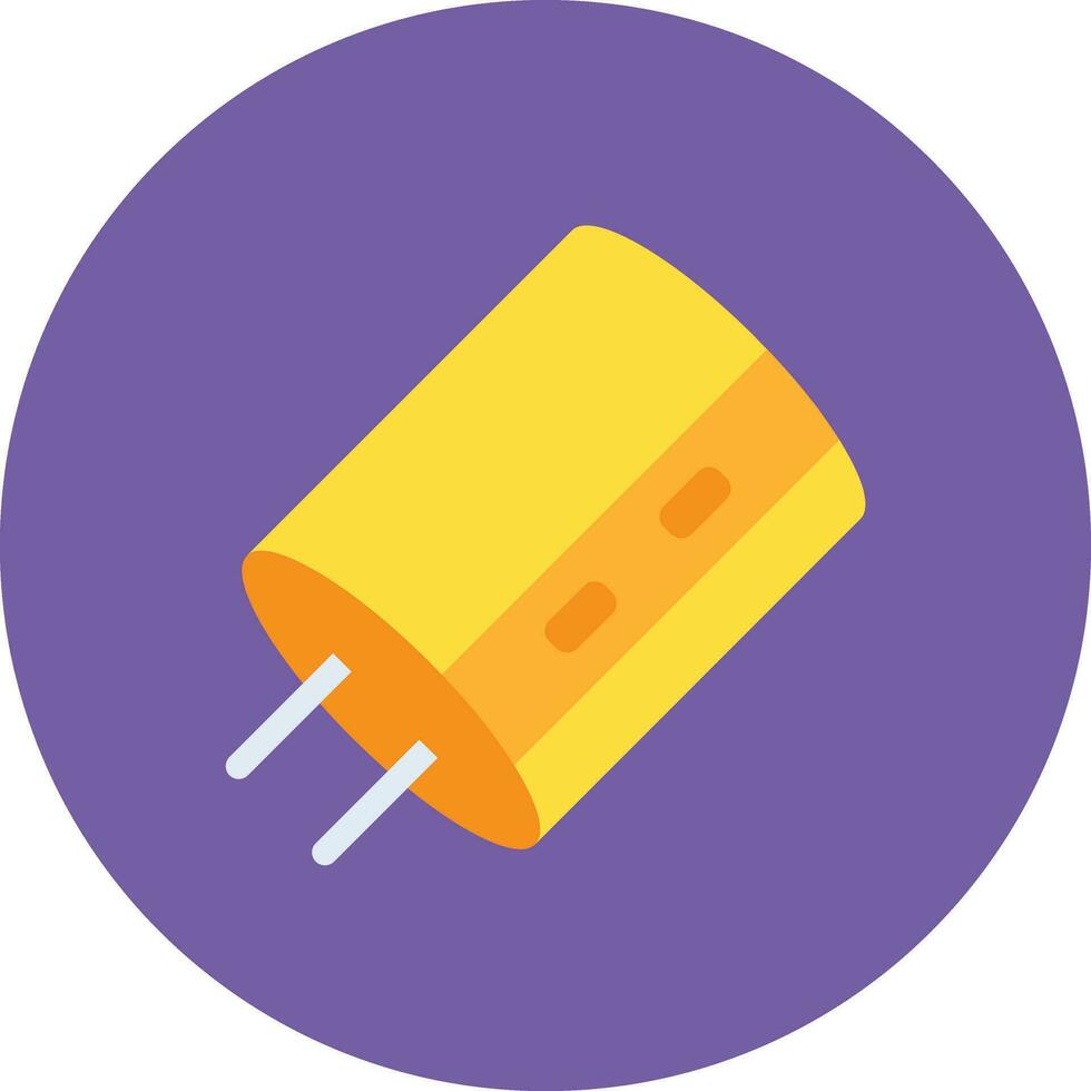 Capacitor Vector Icon