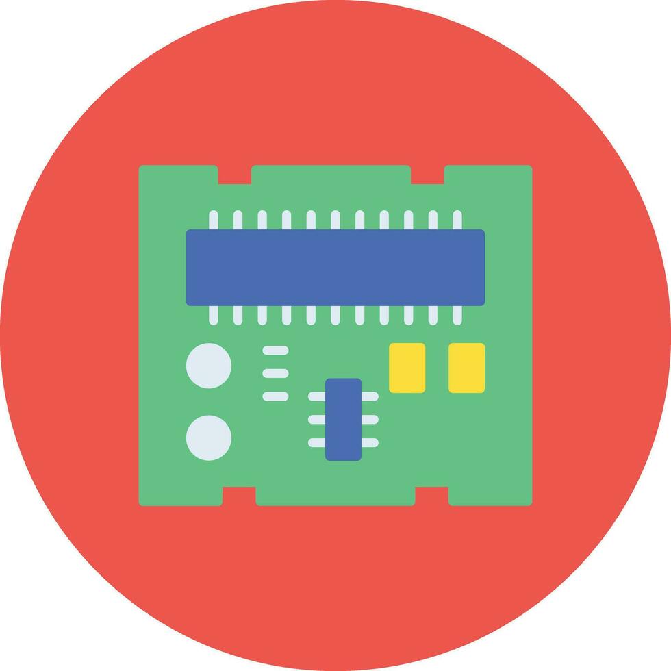 icono de vector de placa pcb