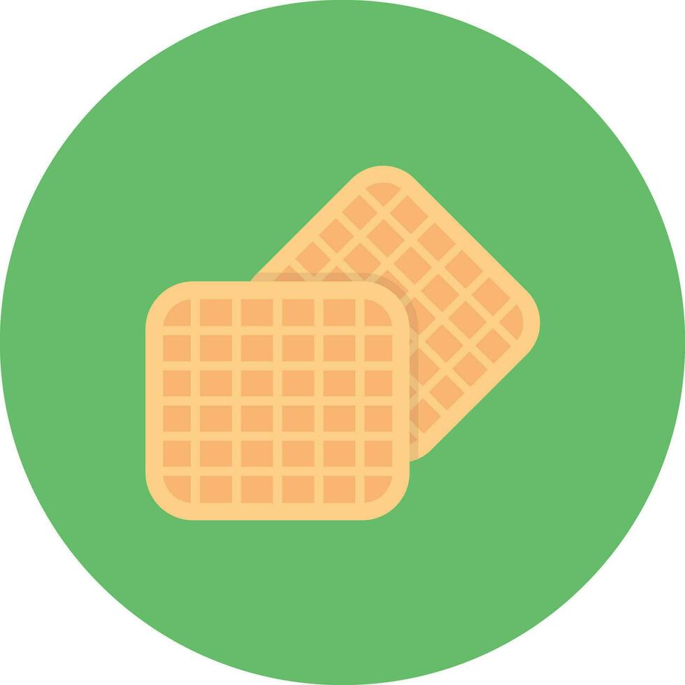 Waffle Vector Icon