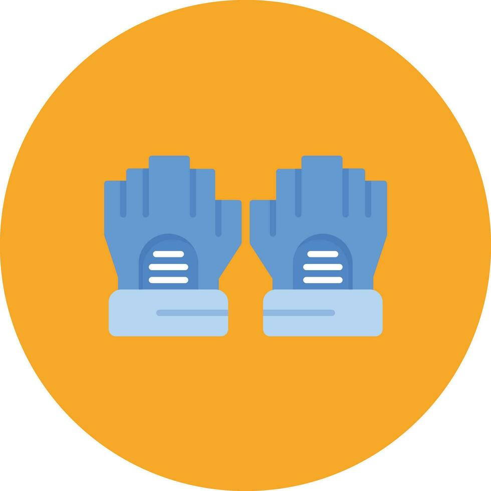 Fingerless Gloves Vector Icon