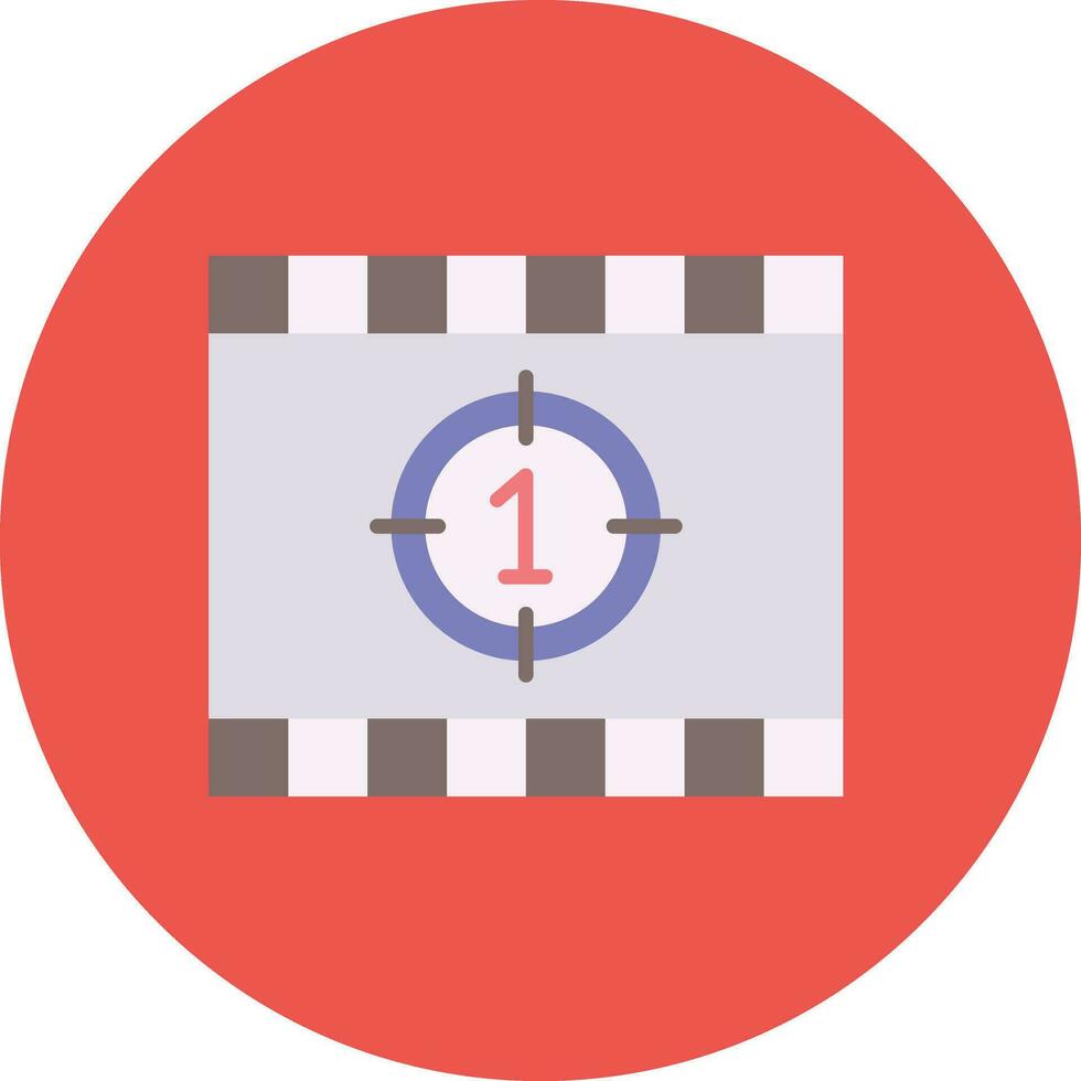 Cinema Countdown Vector Icon