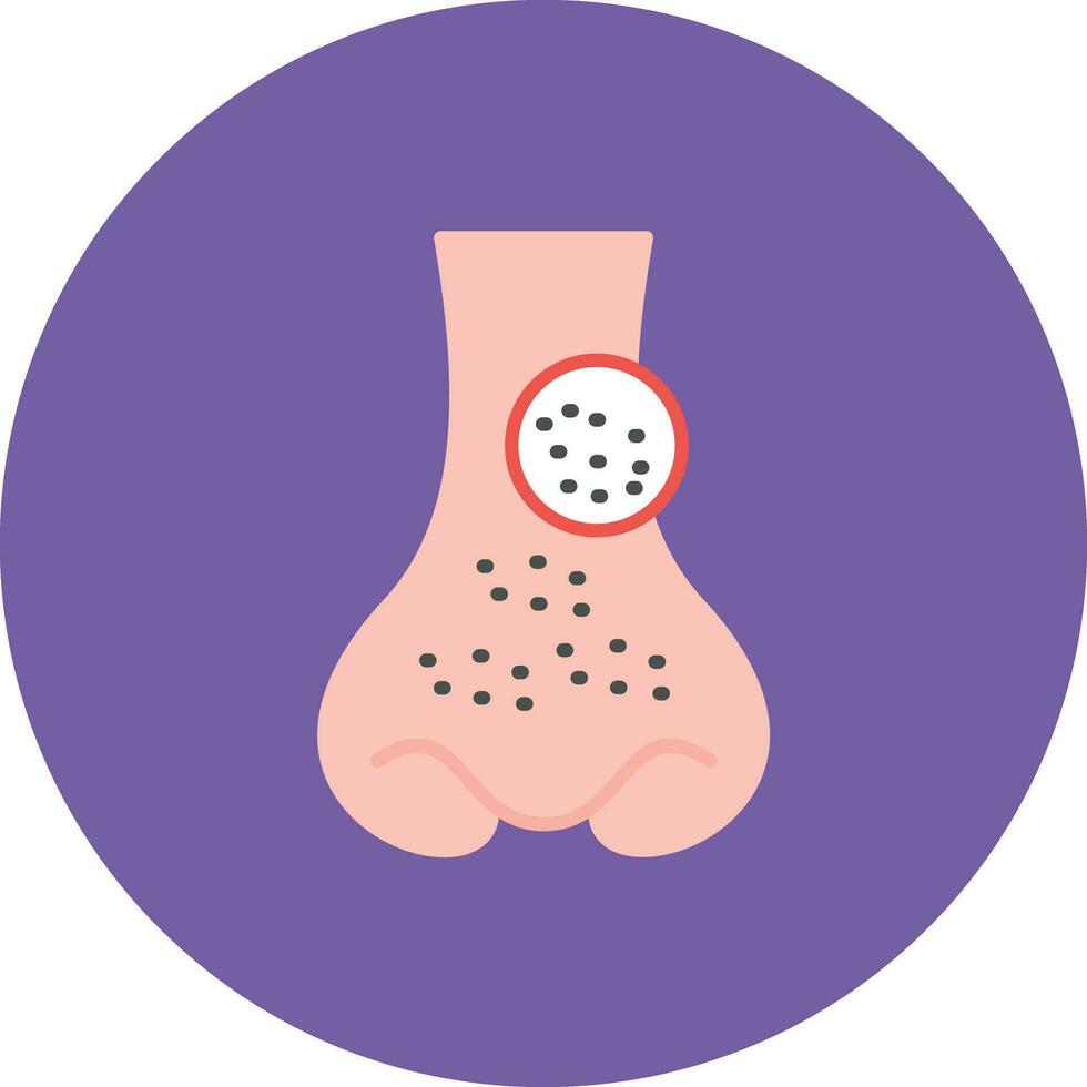Blackhead Vector Icon