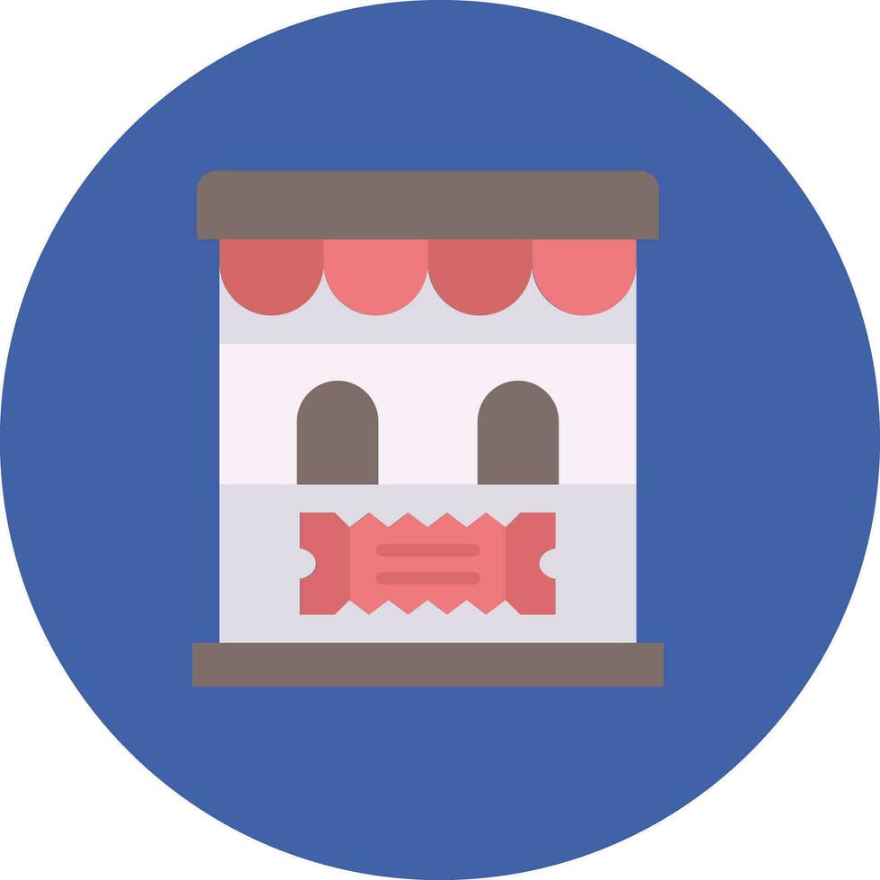 Ticket Office Vector Icon