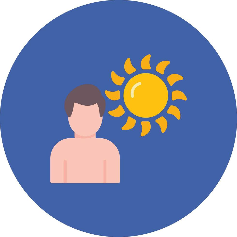 Tanning Vector Icon