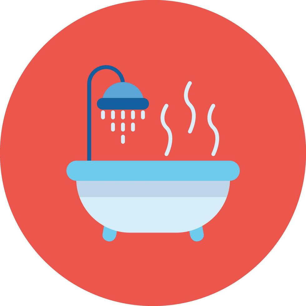 Hot Bath Vector Icon