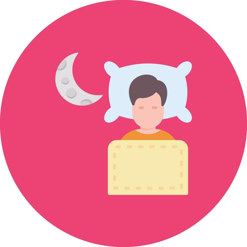 Sleeping Vector Icon