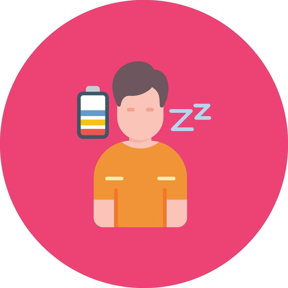 Tired Vector Icon