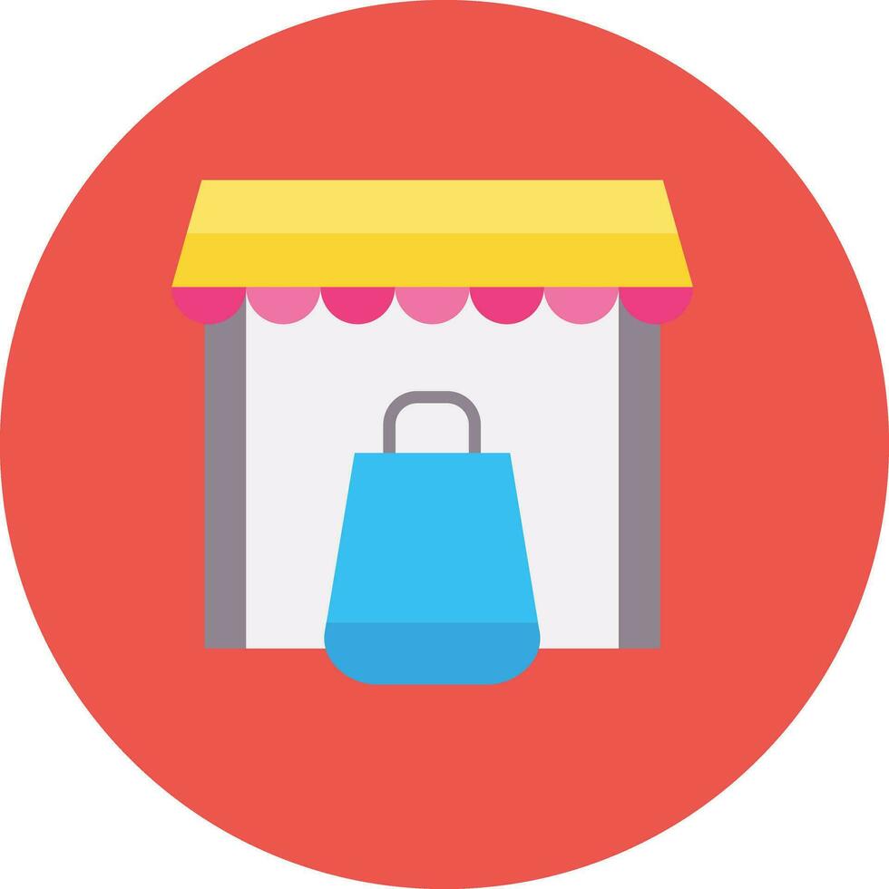 icono de vector de compras de comercio electrónico